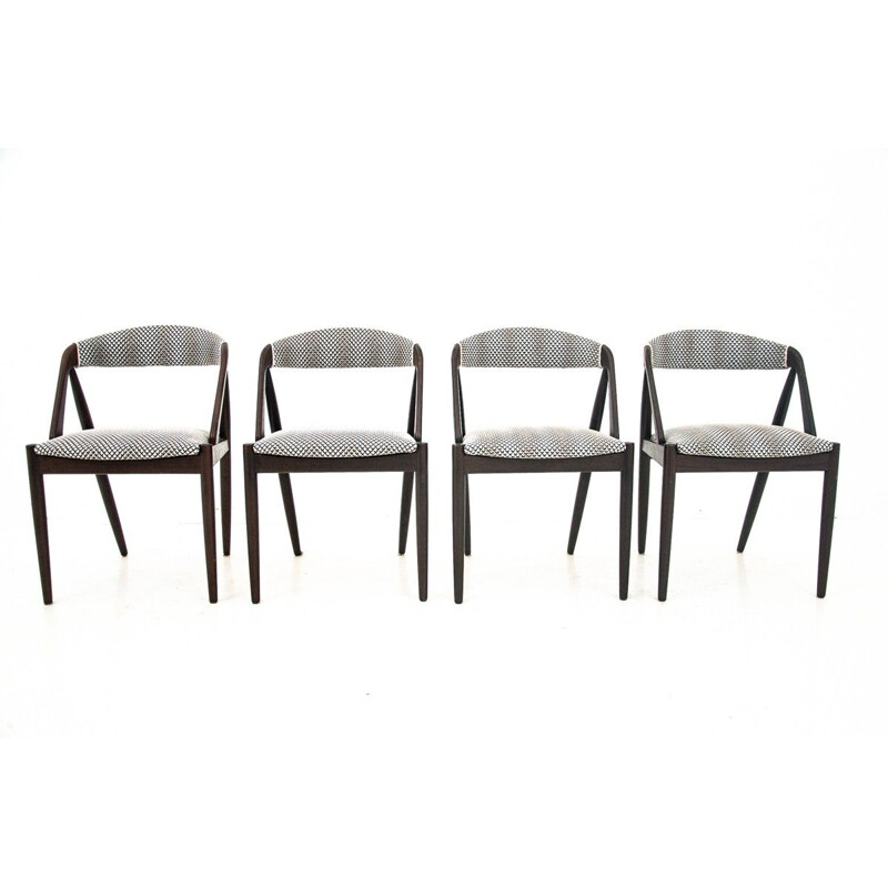 Conjunto de 4 cadeiras vintage modelo 31 por Kai Kristiansen, Dinamarca 1960