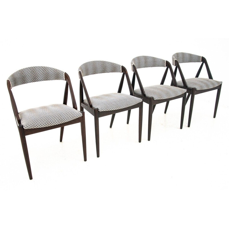 Set van 4 vintage stoelen model 31 van Kai Kristiansen, Denemarken 1960