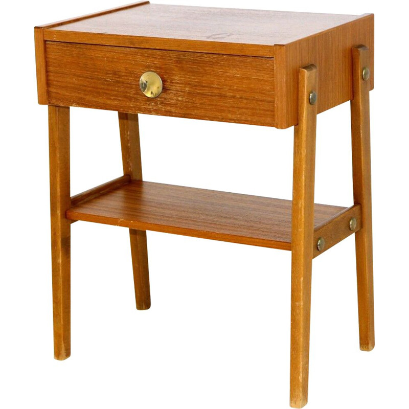 Vintage teak night stand, Sweden 1960