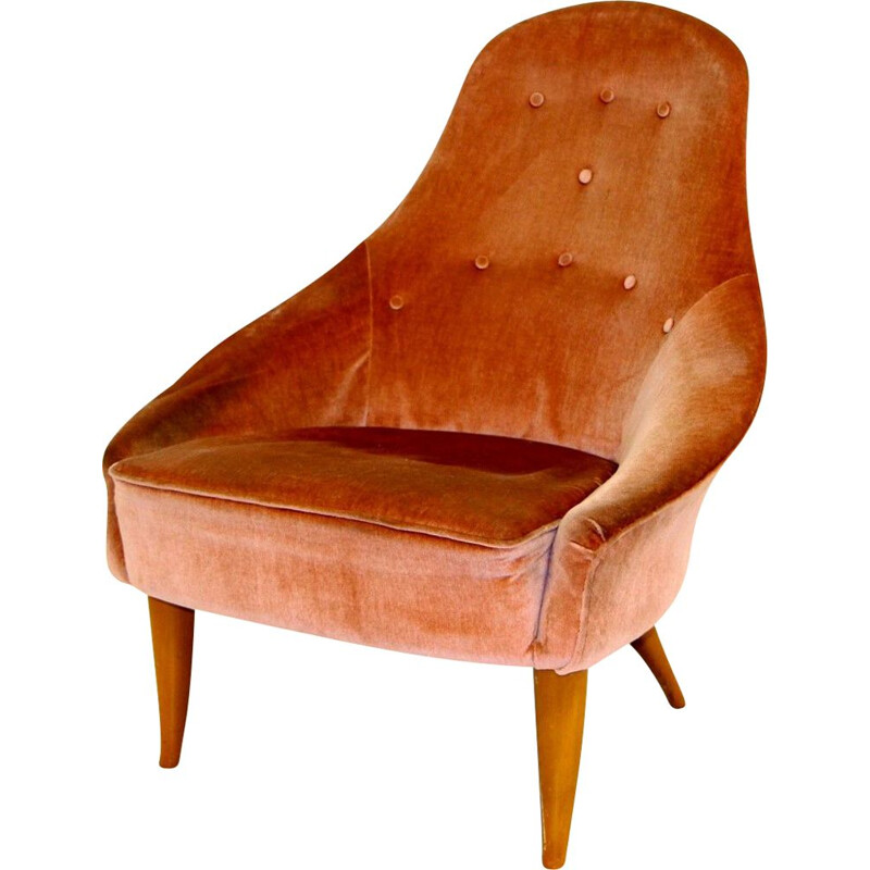 Vintage armchair by Kerstin Hörlin Holmquist for Nordiska Kompaniet, 1960