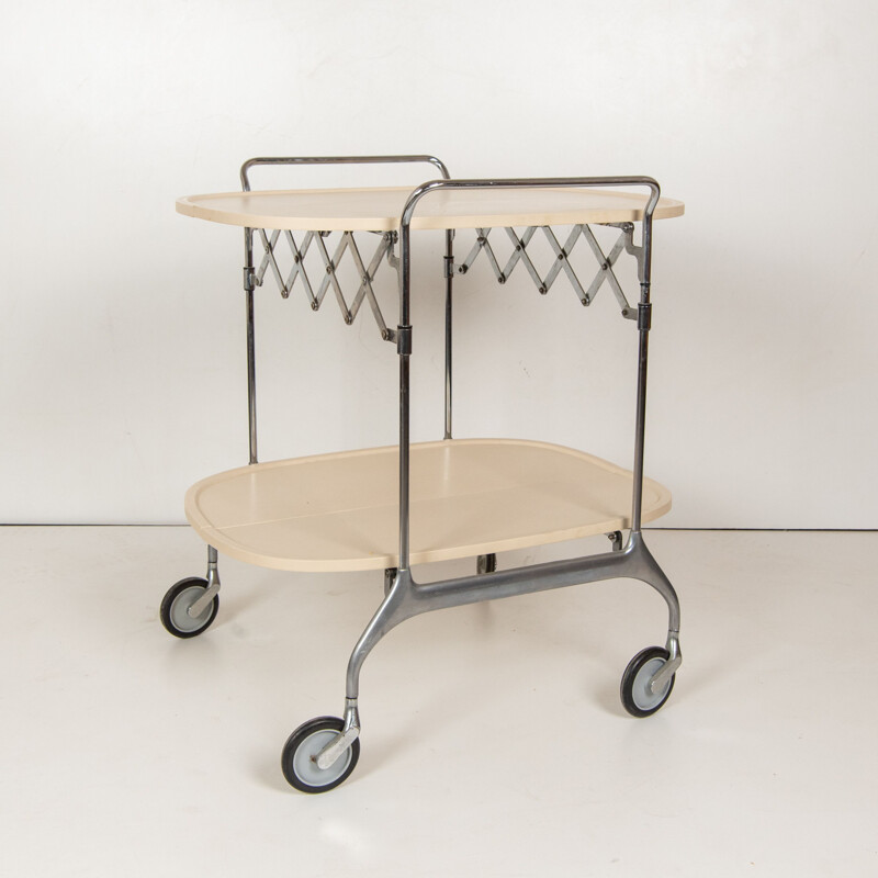 Gastone vintage bar cart door Antonio Citterio voor Kartell, 1980