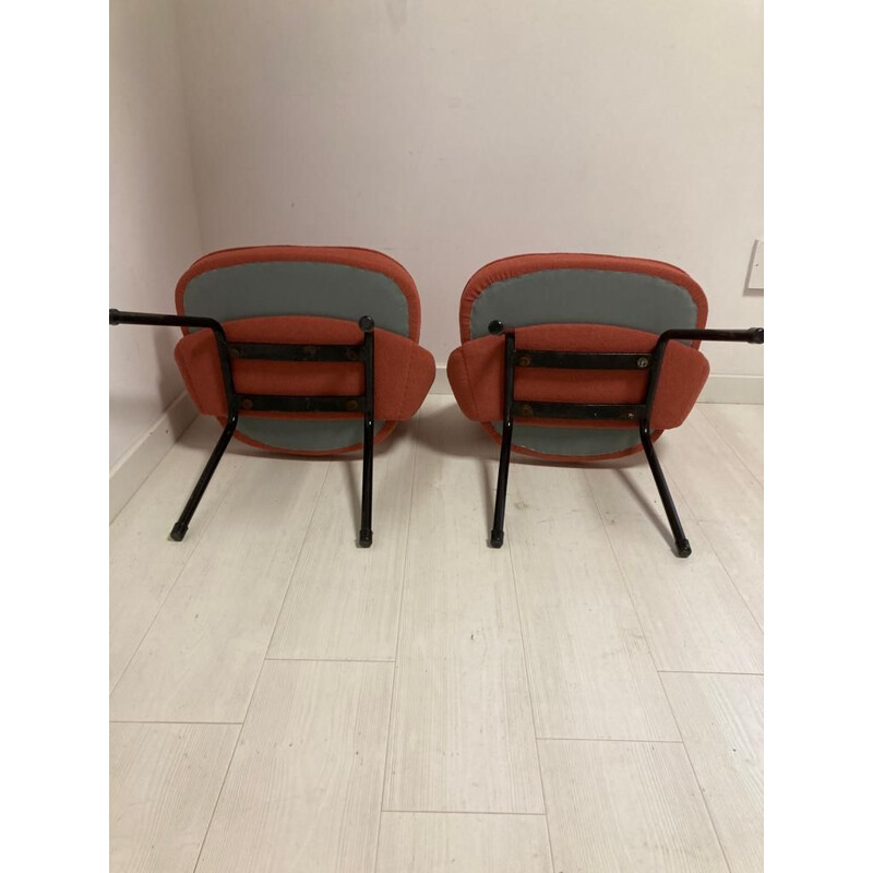 Par de cadeiras de conferência vintage modelo N 72 da Eero Saarinen