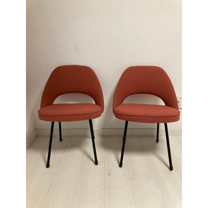 Pair of vintage conference chairs model N 72 by Eero Saarinen