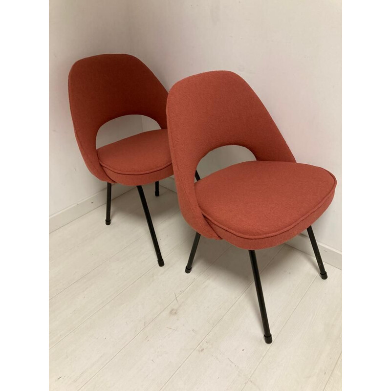 Paar vintage vergaderstoelen model N 72 van Eero Saarinen