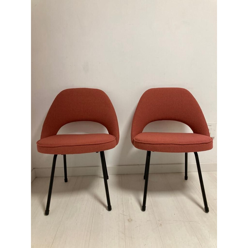 Pair of vintage conference chairs model N 72 by Eero Saarinen