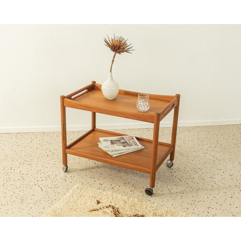 Vintage serving trolley by Hans J. Wegner for Andreas Tuck, 1960