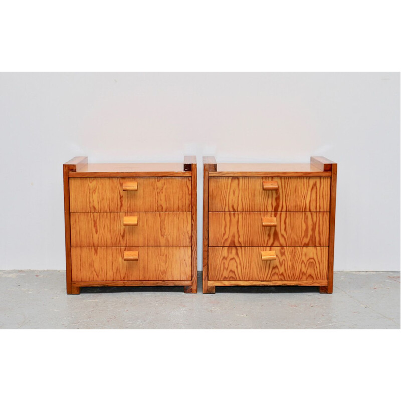 Paire de tables de chevet vintage par Jordi Casablancas, Espagne 1960