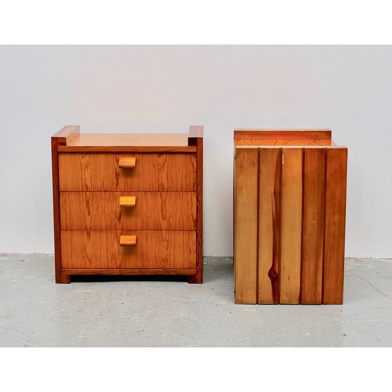 Pair of vintage night stands by Jordi Casablancas, Spain 1960