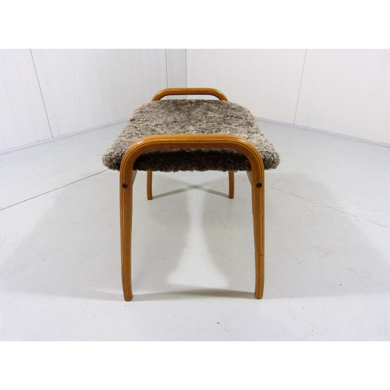 Vintage Lamino footrest por Yngve Ekström para Svedese Möbler, Suécia 1960