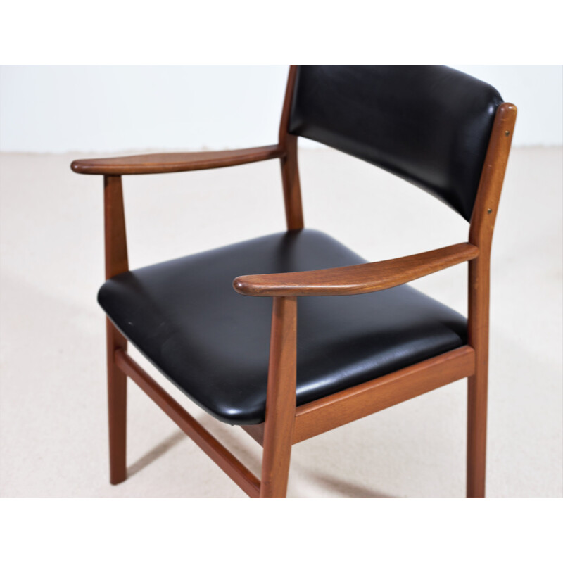 Poltrona danese vintage in teak