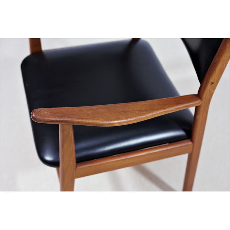 Vintage Danish teak armchair