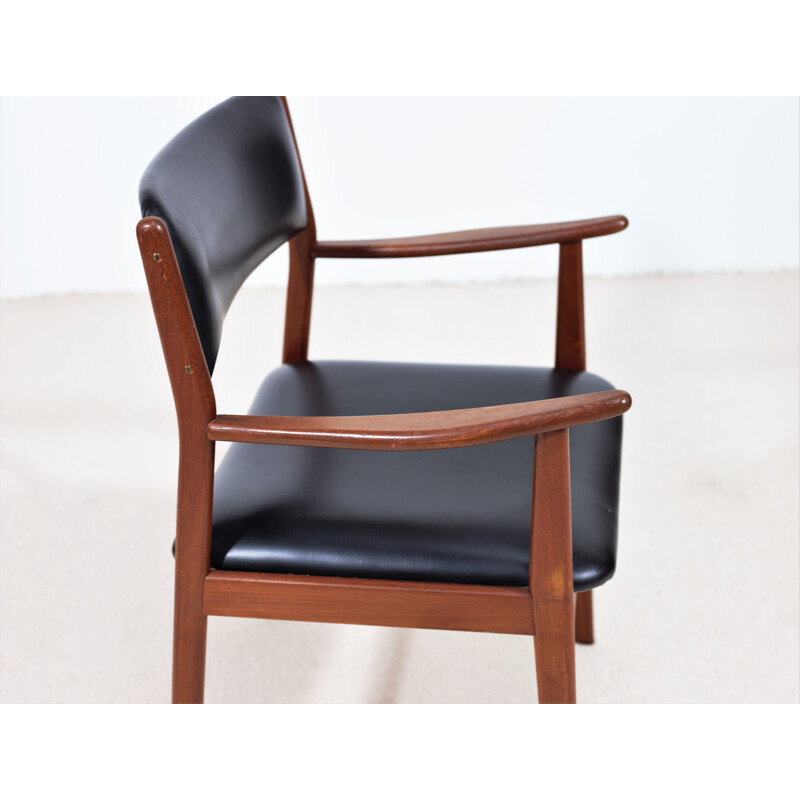 Vintage Danish teak armchair