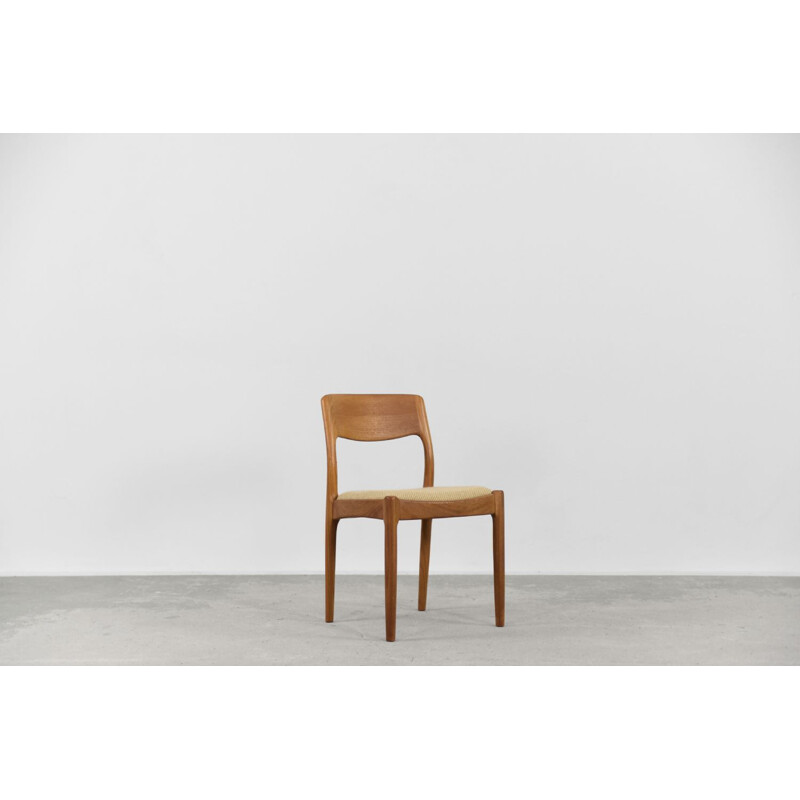 Vintage Danish teak dinning chair by Juul Kristensen for Jk Denmark, 1960s