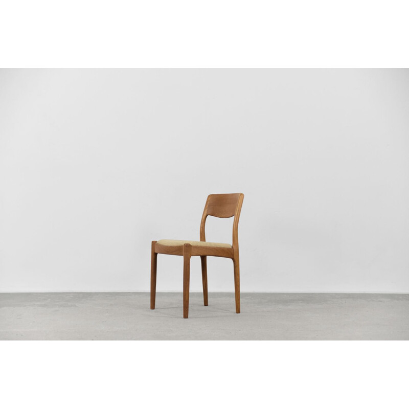 Vintage Danish teak dinning chair by Juul Kristensen for Jk Denmark, 1960s