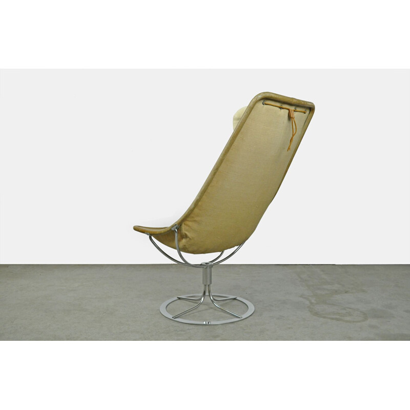 Vintage iconic swivel armchair "Jetson" by Bruno Mathsson for Dux, Sweden 1970s