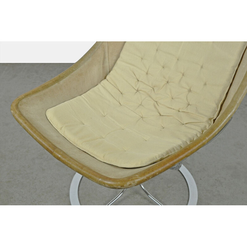 Vintage iconic swivel armchair "Jetson" by Bruno Mathsson for Dux, Sweden 1970s