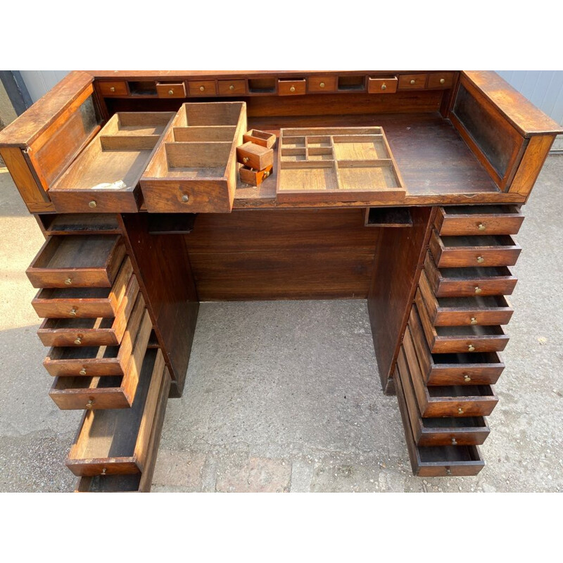 Vintage wooden craft cabinet, 1900