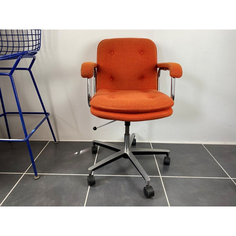 Vinco vintage office swivel armchair, 1970