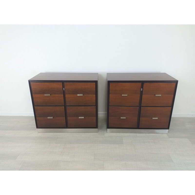 Vintage rosewood chest of drawers by Gianni Moscatelli for Formanova, 1970