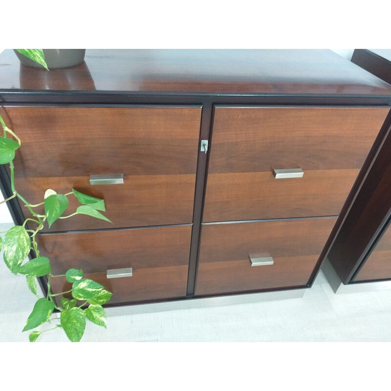 Vintage rosewood chest of drawers by Gianni Moscatelli for Formanova, 1970