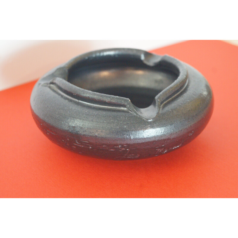 Vintage ceramic ashtray by Jean Marais, France 1960