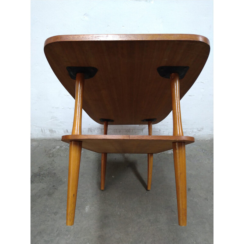 Vintage teak coffee table, 1950s