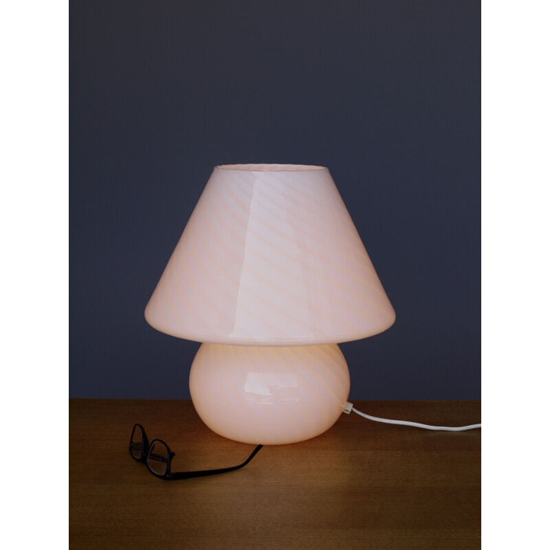 Vintage Pilzlampe aus Muranoglas, Italien 1970