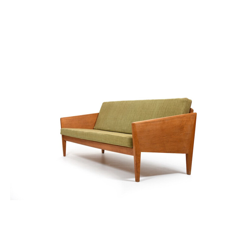 Vintage 3-Sitzer-Sofa aus Eiche von Illum Wikkelsø für Søren Willadsen's Møbelfabrik, 1950