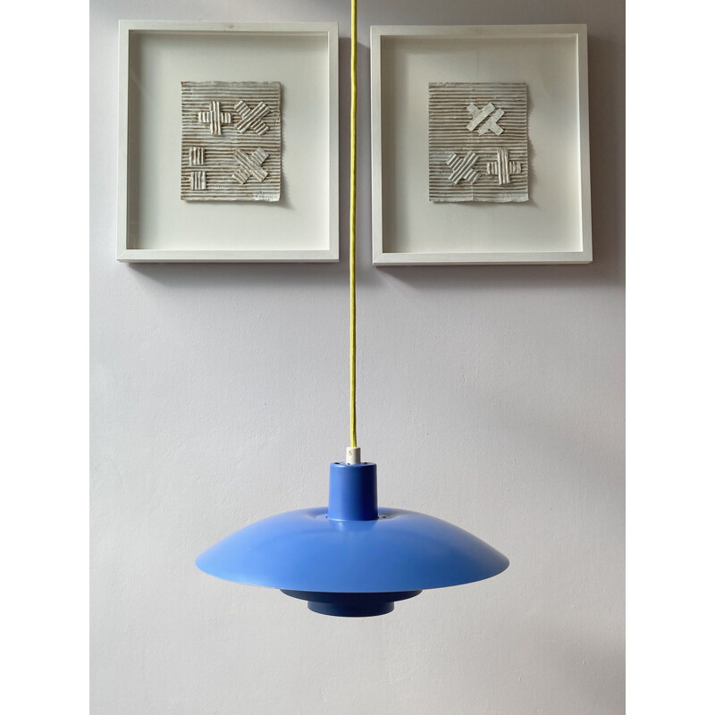 Suspension Ph 43 vintage bleu par Poul Henningsen pour Louis Poulsen, Danemark