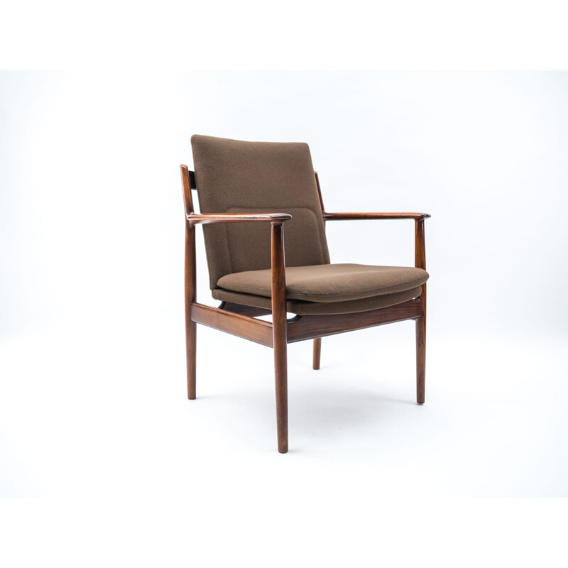 Vintage Deense teakhouten fauteuil model 431 van Arne Vodder voor Sibast, 1970