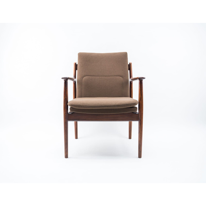 Vintage Deense teakhouten fauteuil model 431 van Arne Vodder voor Sibast, 1970