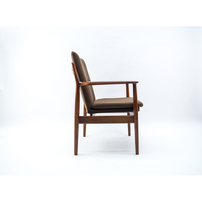 Vintage Deense teakhouten fauteuil model 431 van Arne Vodder voor Sibast, 1970