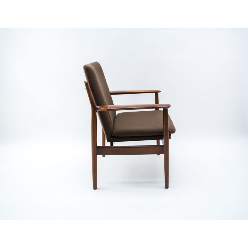 Vintage Deense teakhouten fauteuil model 431 van Arne Vodder voor Sibast, 1970