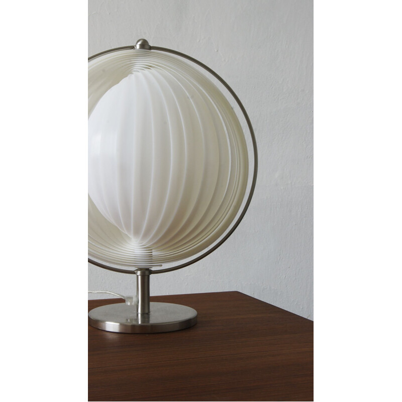Vintage Mond Tischlampe von Verner Panton für Kare Design, 1980