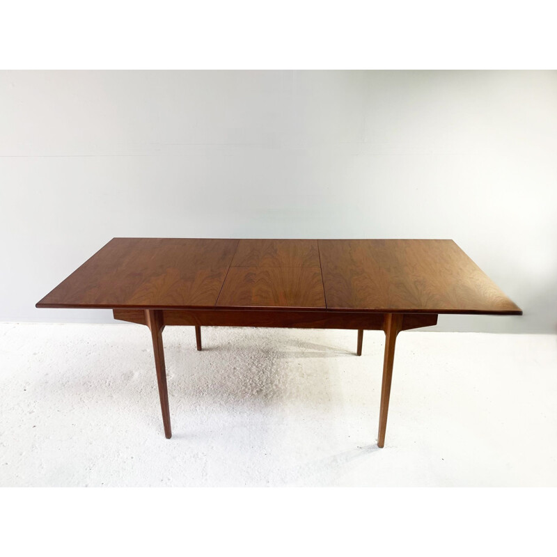 Vintage Danish maple table with extension, 1960