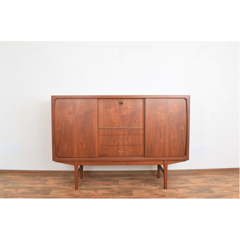 Mid-century Danish teak highboard, Denmark 1960s