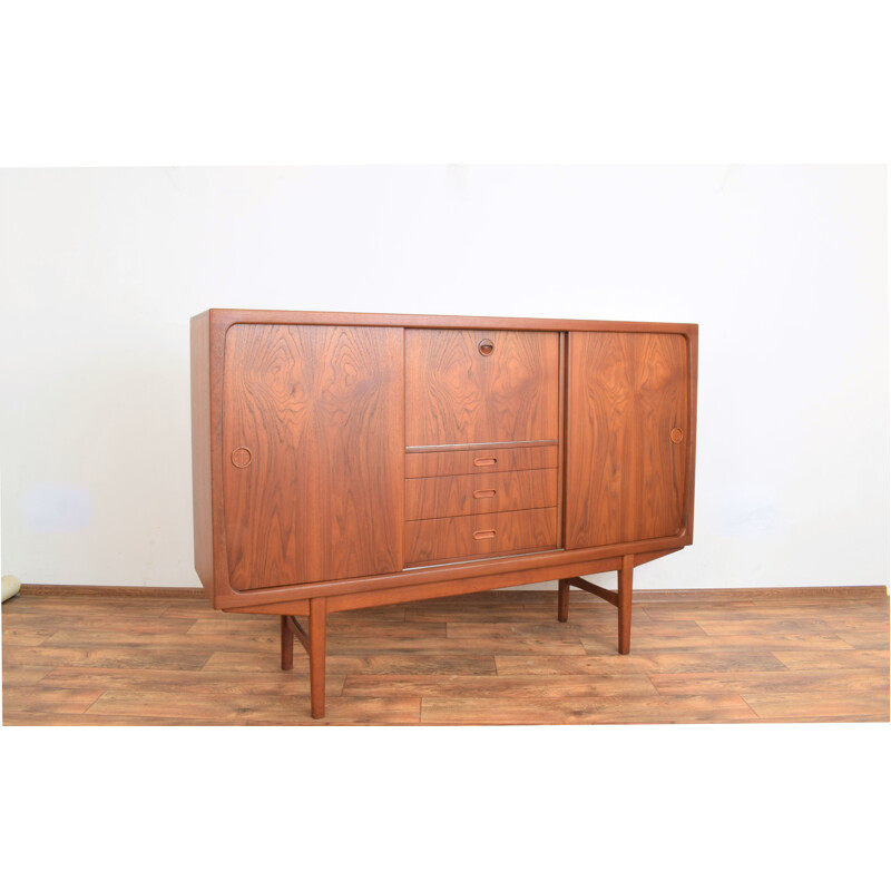 Mid-century Danish teak highboard, Denmark 1960s