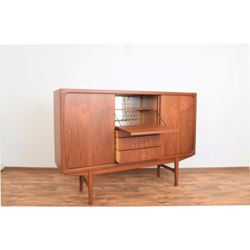 Mid-century Danish teak highboard, Denmark 1960s