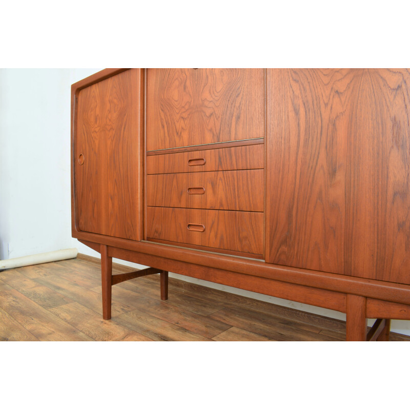 Mid-century Danish teak highboard, Denmark 1960s