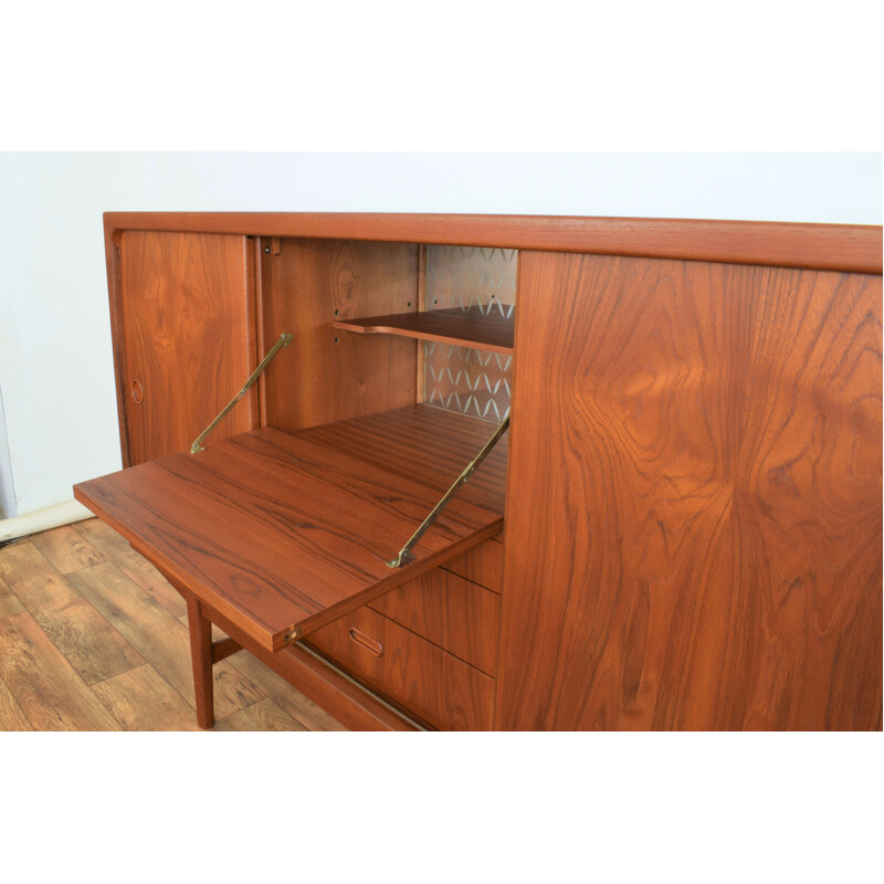 Mid-century Danish teak highboard, Denmark 1960s