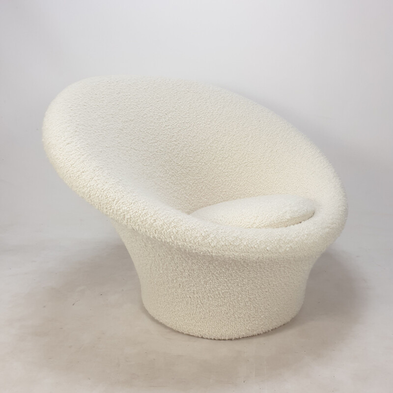 Sillón vintage con reposapiés en forma de seta de Pierre Paulin para Artifort, 1960