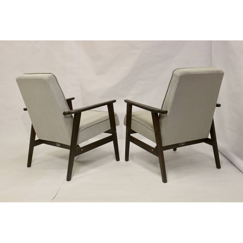 Paar vintage 300-190 fauteuils van Henryk Lis, 1970