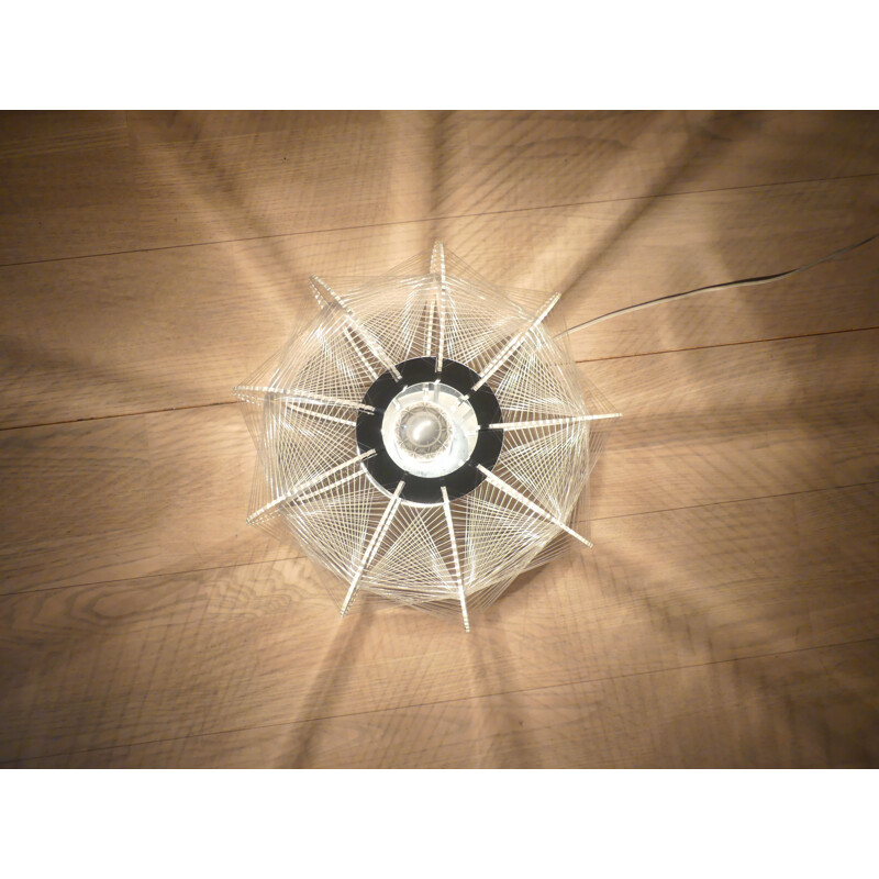 Vintage plafondlamp van Paul Secon voor Esto verlichting, 1980