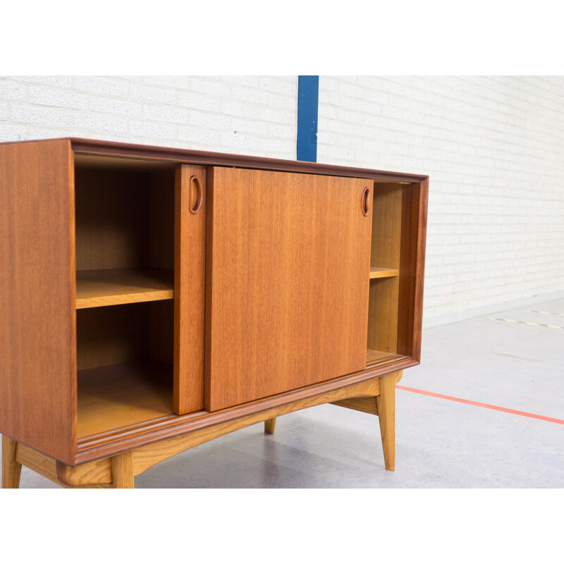 Vintage small V-Form sideboard, Oswald VERMAERCKE - 1950s