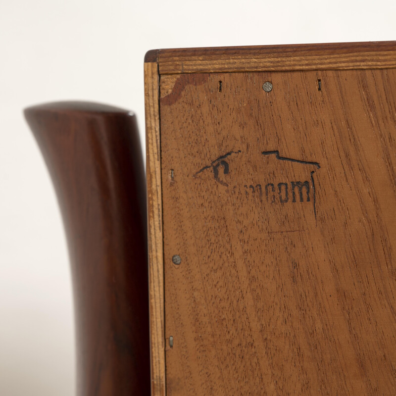 Vintage sideboard in rosewood veneer by Finn Juhl for Samcom