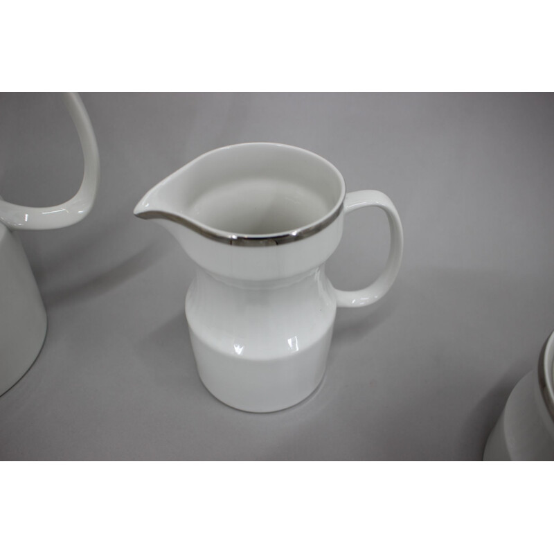Service à thé vintage en porcelaine de Jaroslav Jezek, 1964