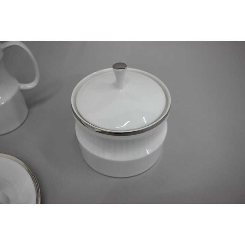 Chá de porcelana Vintage, conjunto por Jaroslav Jezek, 1964