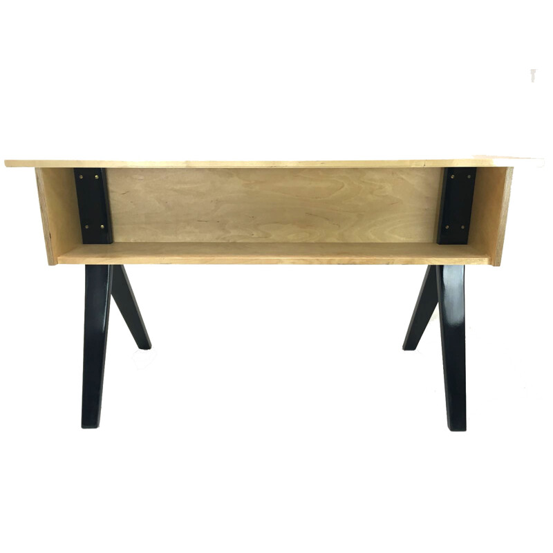 Pastoe "EB02" desk in birch, Cees BRAAKMAN & Adriaan DEKKER - 1950s