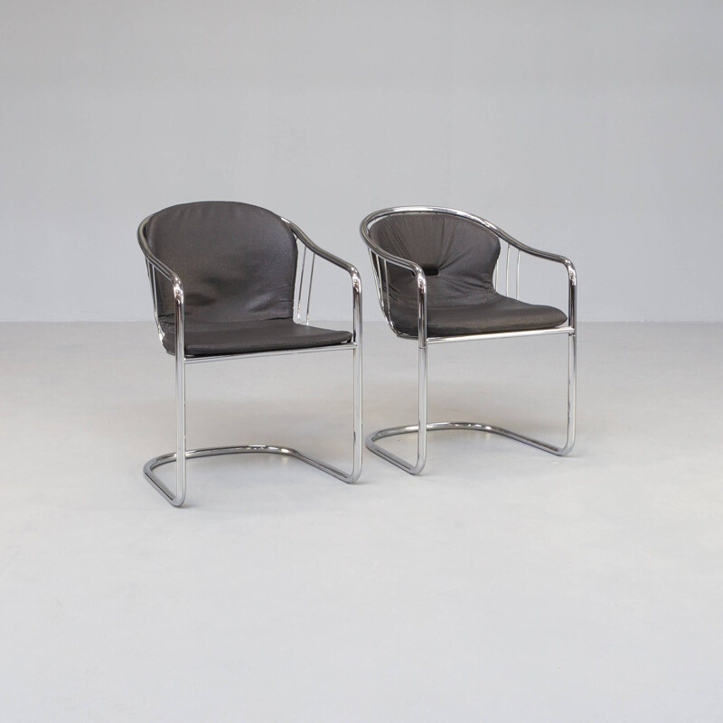 Set of 6 vintage chairs by Gastone Rinaldi for Rima, 1970s