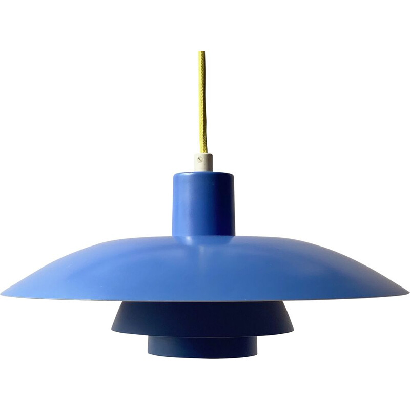 Ph 43 lampada a sospensione vintage blu di Poul Henningsen per Louis Poulsen, Danimarca